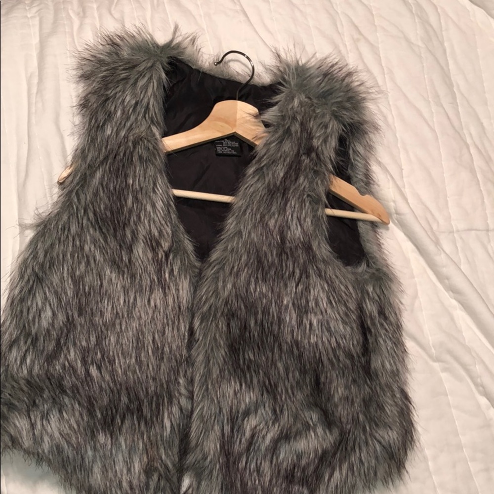 Fox furry vest